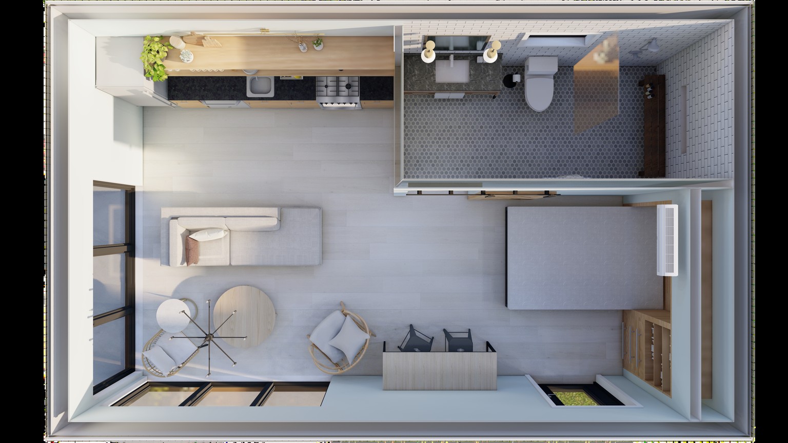 Plan 3D conceptuel — Illara